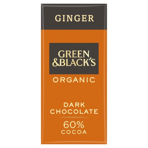 Przejdź do produktu Green & Black's Dark Chocolate With Ginger Bar 100g