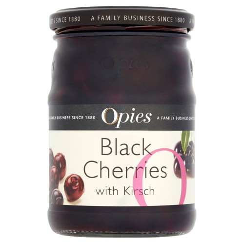 Przejdź do produktu Opies Black Cherries with Kirsch 370g
