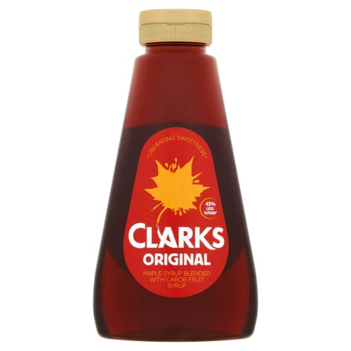 Przejdź do produktu Clarks Original Maple Syrup with Carob Syrup 500ml
