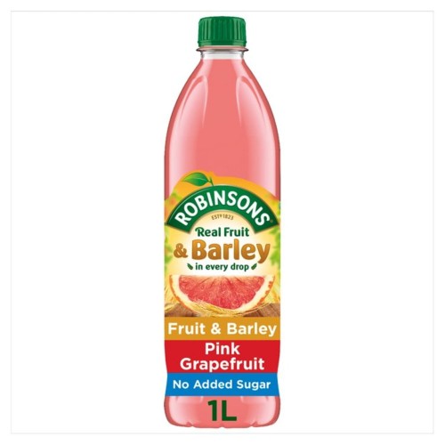 Przejdź do produktu Robinsons Pink Grapefruit Fruit & Barley No Added Sugar 1L