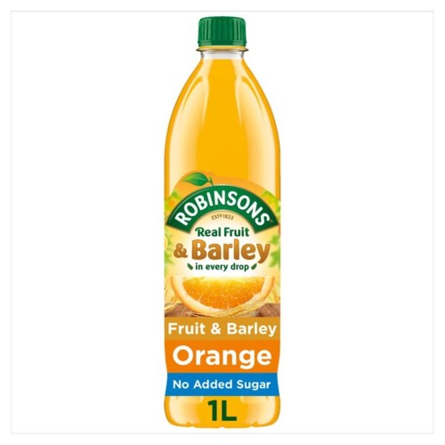 Przejdź do produktu Robinsons Orange No Added Sugar Fruit & Barley 1L