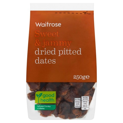 Przejdź do produktu Waitrose Sweet & Jammy dried pitted dates 250g