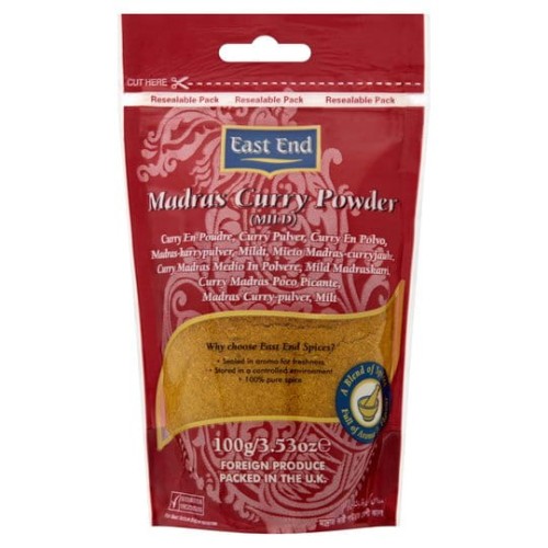 Przejdź do produktu East End Mild Madras Curry Powder 100g