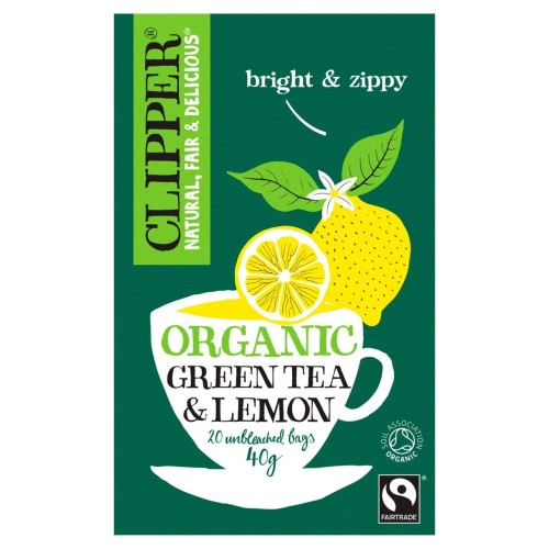 Przejdź do produktu Clipper Green Tea with Lemon 20 per pack