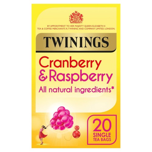 Przejdź do produktu Twinings Fresh and Fruity Cranberry Raspberry and Elderflower 20 Tea bags