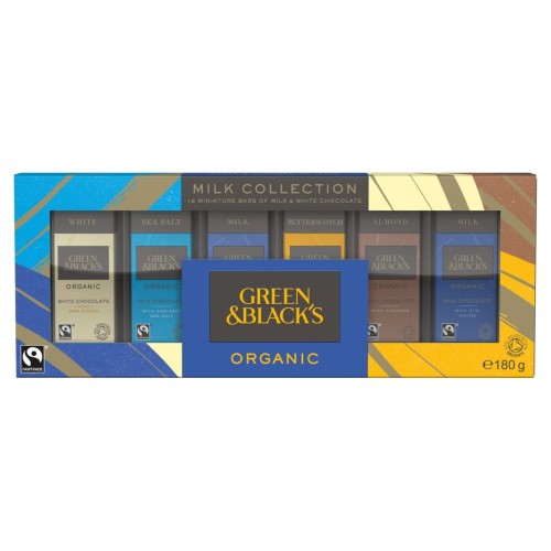 Przejdź do produktu Green & Black's Organic Milk Miniatures Collection 180g