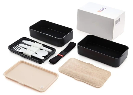 Leakproof Bento BPA-free Lunch Box 2 Tiers with Cutlery, 1.2L 3.jpg