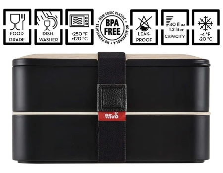 Leakproof Bento BPA-free Lunch Box 2 Tiers with Cutlery, 1.2L 5.jpg