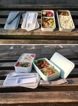 Leakproof Bento BPA-free Lunch Box 2 Tiers, Cutlery, 1.2L 8.jpg