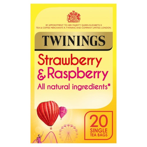 Przejdź do produktu Twinings Strawberry & Raspberry Tea Bags 20 per pack