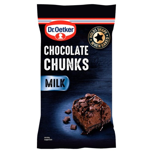 Przejdź do produktu Dr Oetker Milk Chocolate Chunks 100g