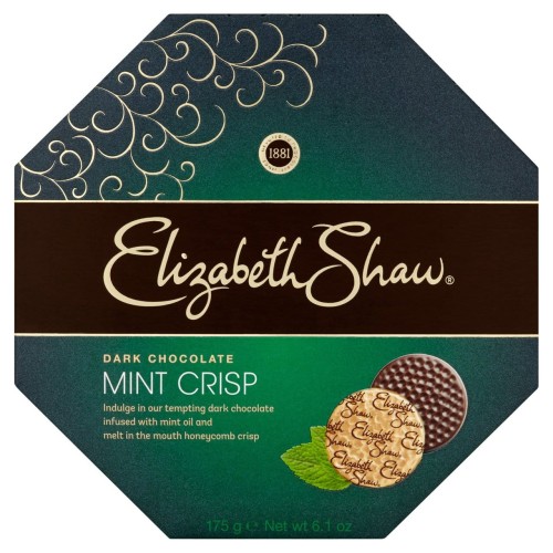 Przejdź do produktu Elizabeth Shaw Dark Mint Crisp Chocolates 175g