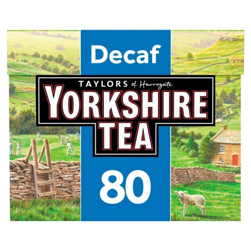 Przejdź do produktu Yorkshire Decaffeinated Tea Teabags 80 per pack
