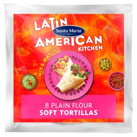 Santa Maria Plain Flour Tortilla 8 per pack.jpg