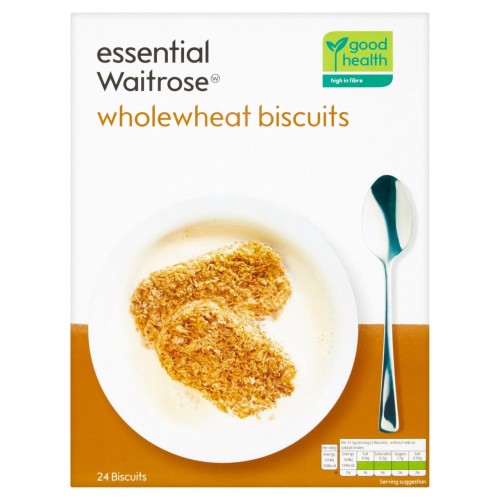 Przejdź do produktu Essential Waitrose 24 Wholewheat Biscuits 450g