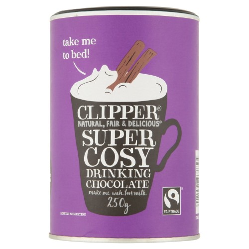 Przejdź do produktu Clipper Fairtrade Super Cosy Drinking Chocolate 250g