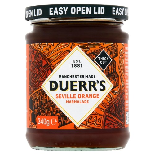 Przejdź do produktu Duerr's Thick Cut Seville Orange Marmalade 340g