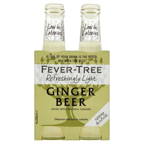Przejdź do produktu Fever-Tree Refreshingly Light Ginger Beer 4 x 200ml