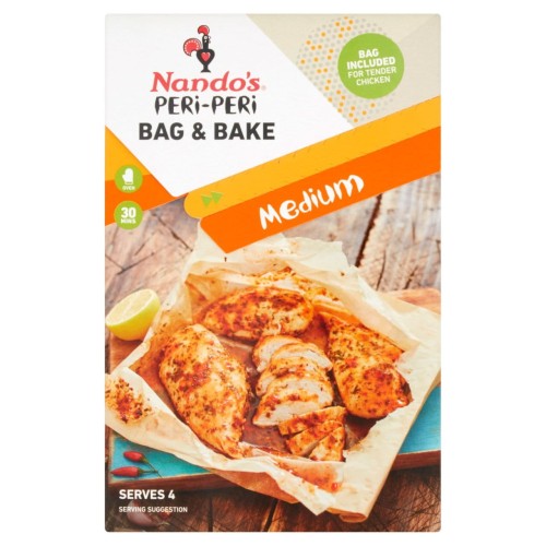 Przejdź do produktu Nando's Peri-Peri Bag & Bake Spices Medium 20g