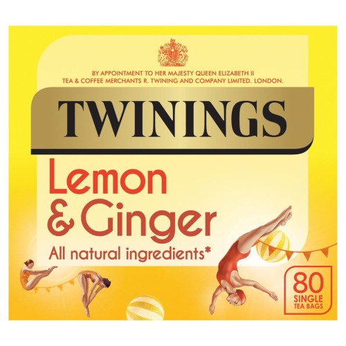 Przejdź do produktu Twinings Lemon & Ginger 80 per pack