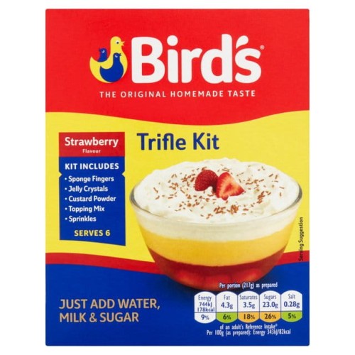 Przejdź do produktu Bird's Strawberry Trifle Mix 141g