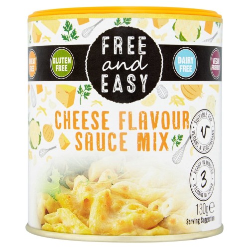 Przejdź do produktu Free & Easy Dairy Free Cheese Flavour Sauce Mix 130g