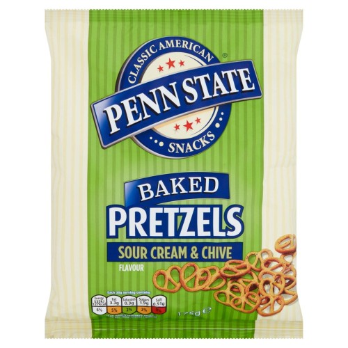 Przejdź do produktu Penn State Sour Cream & Chive Pretzels 175g