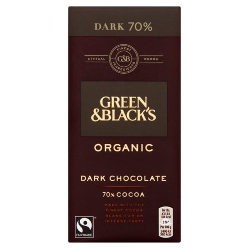 Przejdź do produktu Green & Black's Organic Dark Chocolate 70% 90g