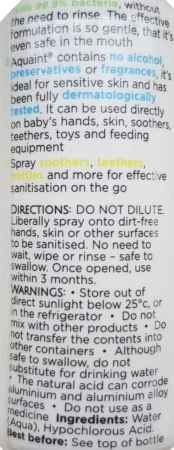 Vital Baby Aquaint Anti-Bacterial Sanitising Water Alcohol Free 50ml 2.jpg