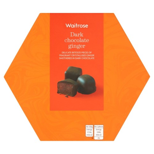 Przejdź do produktu Waitrose Dark Chocolate Ginger 180g