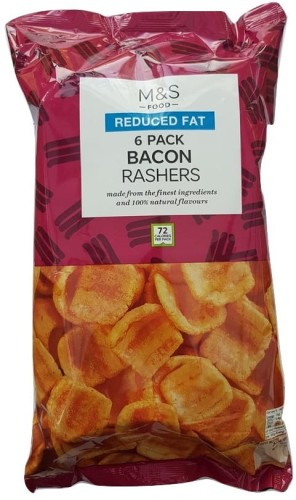Przejdź do produktu Marks & Spencer Reduced Fat 6 Pack Bacon Rashers 