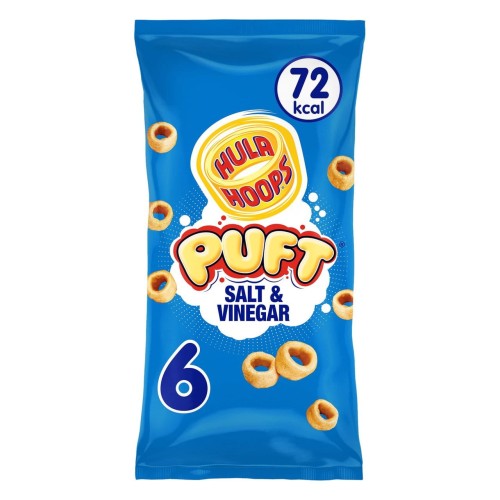 Przejdź do produktu Hula Hoops Puft Salt & Vinegar 15g x 6 per pack