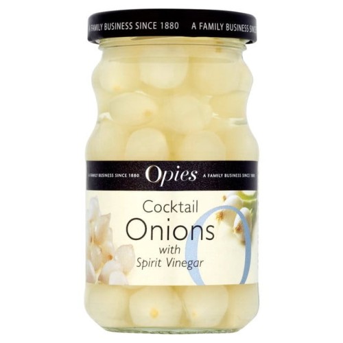 Przejdź do produktu Opies Cocktail Pickled Onions with Spirit Vinegar 227g