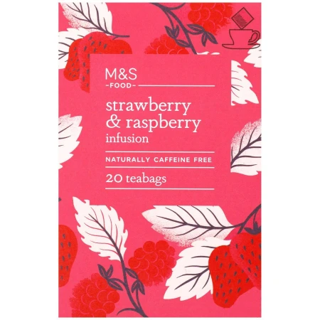M&S Strawberry & Raspberry Infusion Tea Bags 20 per pack.jpg