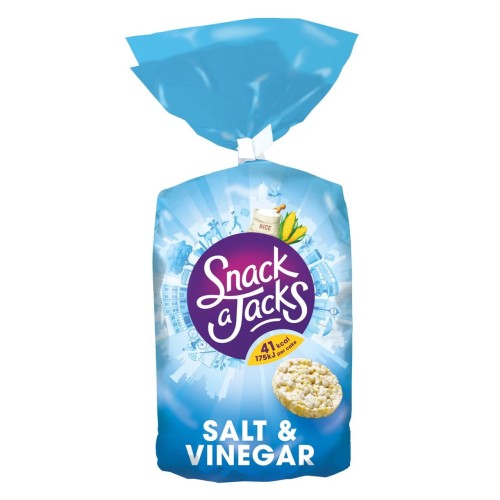Przejdź do produktu Snack a Jacks Salt & Vinegar Jumbo Rice Cakes 117g