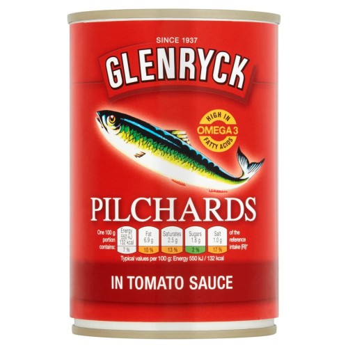 Przejdź do produktu Glenryck Pilchards in Tomato Sauce 400g
