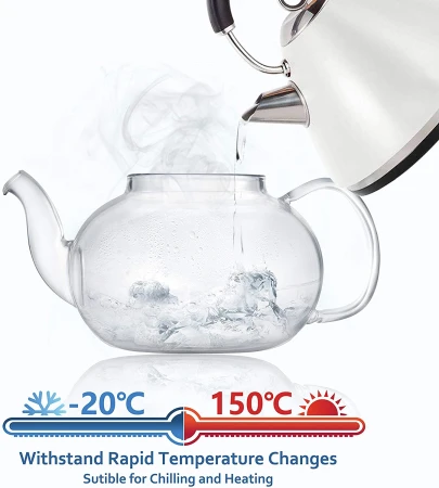 Clear Borosilicate Glass Teapot with Stainless Steel Infuser & Lid 800ml 4.jpg