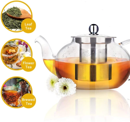 Clear Borosilicate Glass Teapot with Stainless Steel Infuser & Lid 800ml 7.jpg