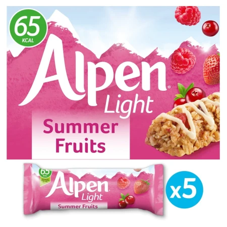 Alpen Light Cereal Bars Summer Fruits 5x19g.jpg