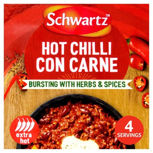 Przejdź do produktu Schwartz Extra Hot Chilli Con Carne Mix 41g