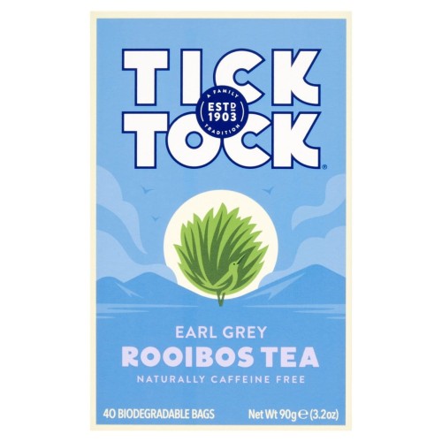 Przejdź do produktu Tick Tock Rooibos Earl Grey Tea Bags 40 per pack