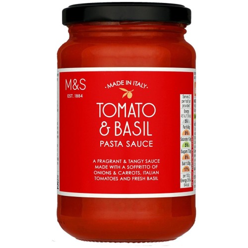 Przejdź do produktu Marks & Spencer Tomato & Basil Pasta Sauce 340g