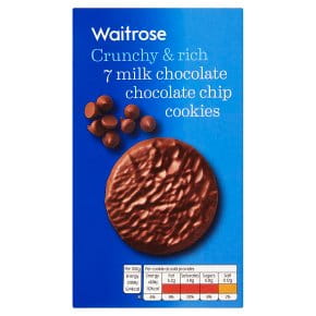 Waitrose Milk Chocolate Chip Cookies 150g.jpg