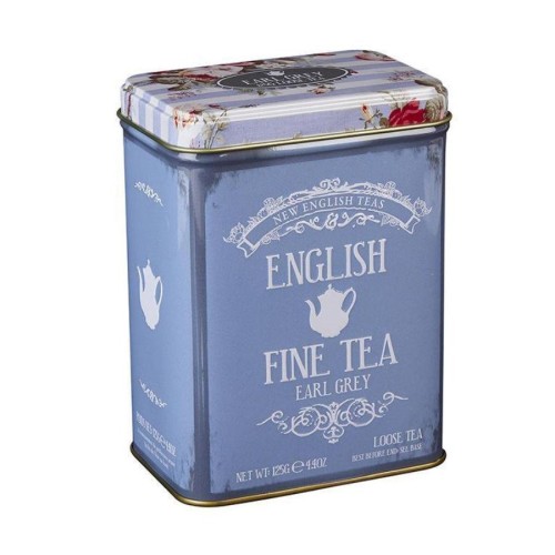 Przejdź do produktu New English Teas Floral Tin Loose Leaf Earl Grey Tea 125g