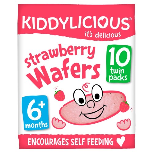 Przejdź do produktu Kiddylicious  Strawberry Wafers 6months+ Multipack 10 x 4g