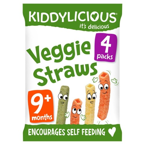 Przejdź do produktu Kiddylicious Veggie Straws 9 months+ Multipack 4 x 12g