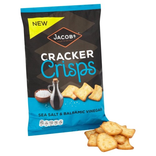 Przejdź do produktu Jacob's Cracker Crisps Sea Salt & Balsamic Vinegar 150g