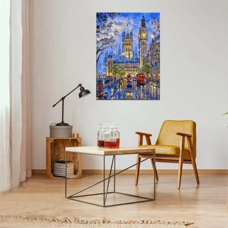 Paint by Numbers London Scene Canvas Acrylic Painting Kit 50cm X 40cm 6.jpg