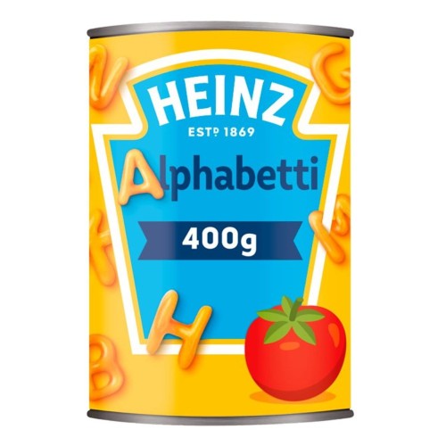 Przejdź do produktu Heinz Alphabetti Pasta Shapes 400g