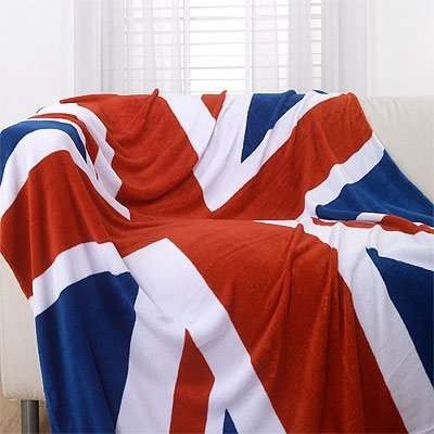 Przejdź do produktu Union Jack - British Flag Luxury Super Soft Microfibre Throw 150 x 200cm